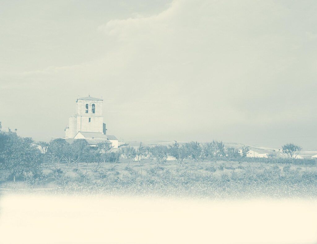 Fotografía antigua de Pedrosa de Duero, los orígenes de Bodegas Carmelo Rodero